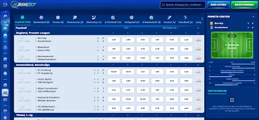 BassBet Sportwetten – Quoten für Premier League, Bundesliga und weitere Ligen